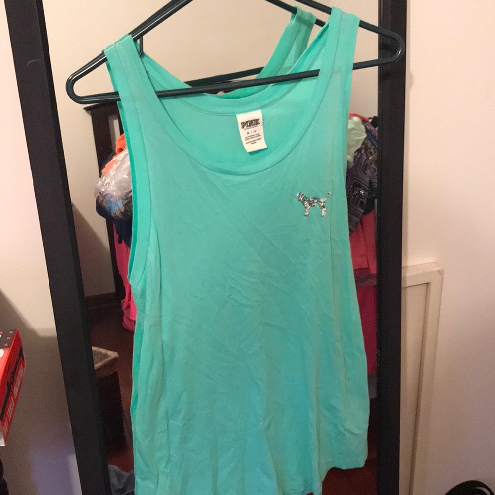 Cute bling loose tank for spring and summer